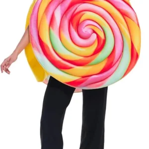 Déguisement de sucette arc-en-ciel pour adulte : éblouissez à Halloween