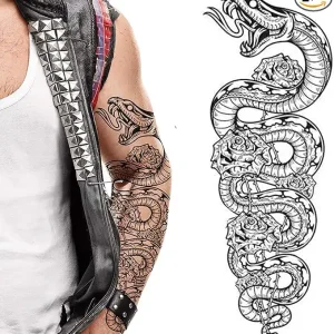 tatouage serpent bras
